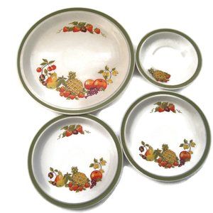 Vintage Plates Stonecrest Andre Pouche Designer Collection Petit Fruit 4774